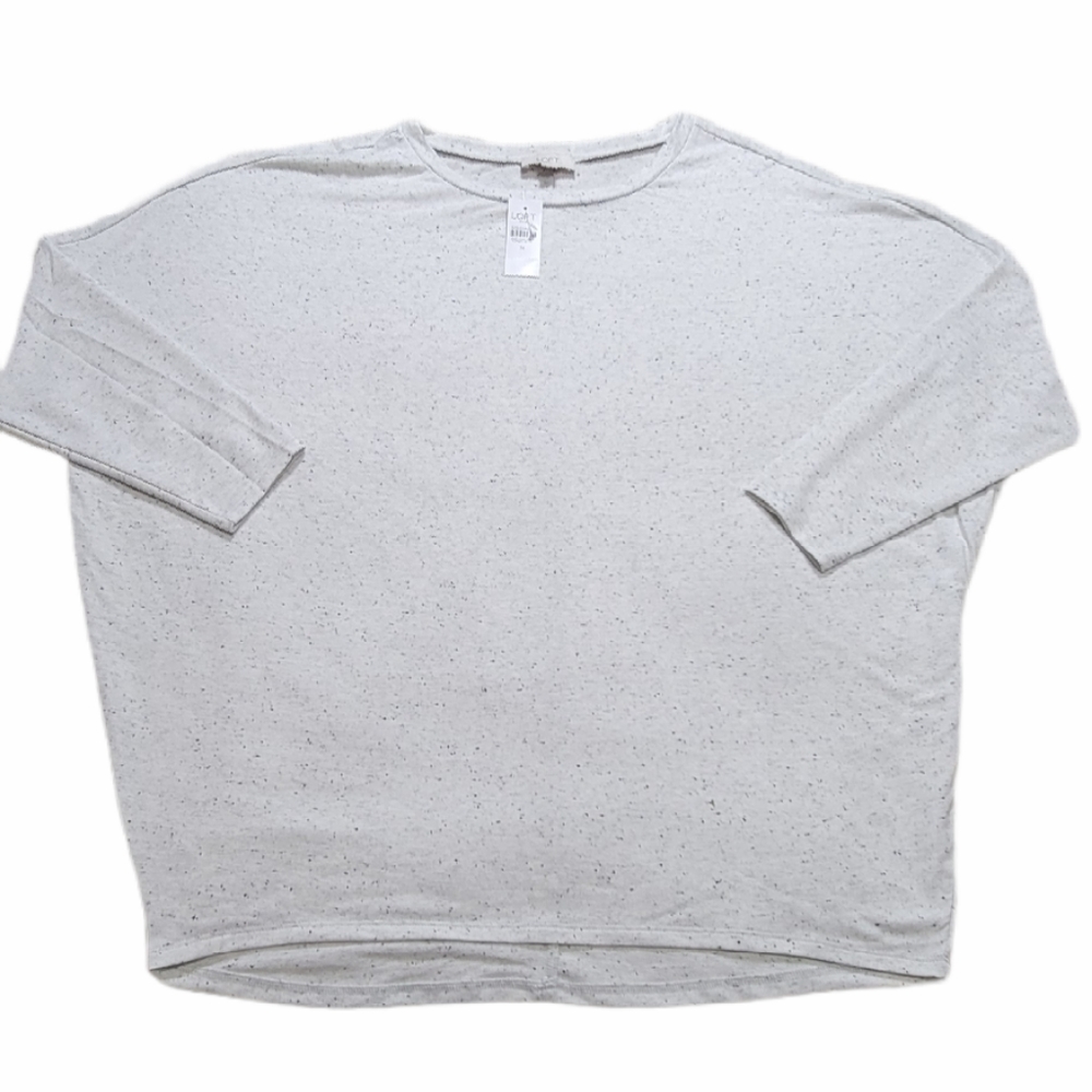 Loft Dolman Sleeve Light Grey Women’s‎ Top Size M.